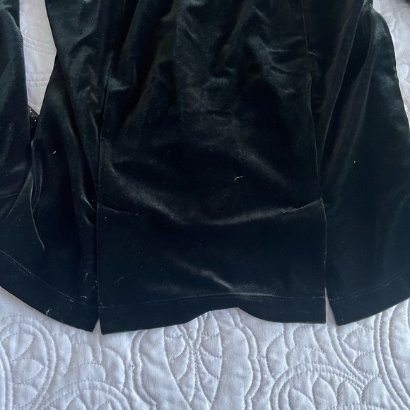 Notations Petite Women’s Velvet Velour Matching Set Blazer and Top Size PM - Picture 6 of 11